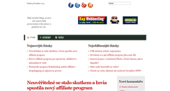 Desktop Screenshot of 1bloger.cz